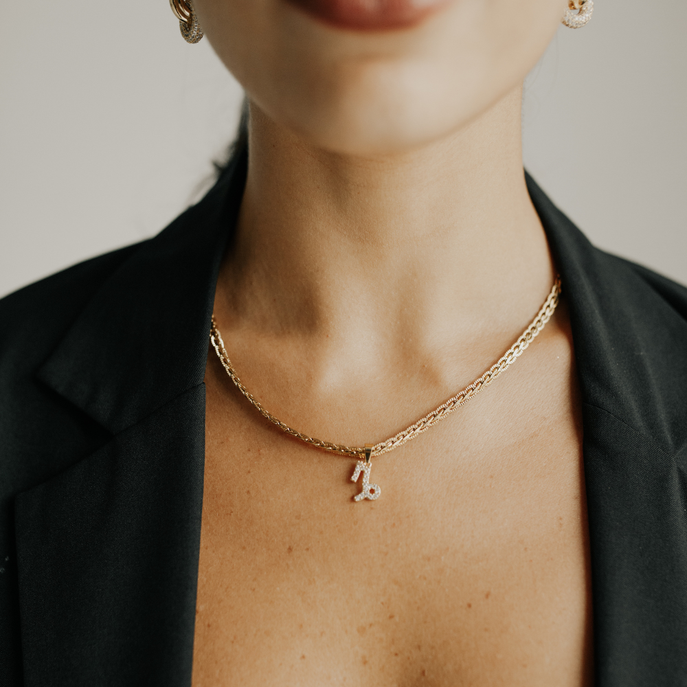 18K Gold-Plated Giselle Zodiac Necklace