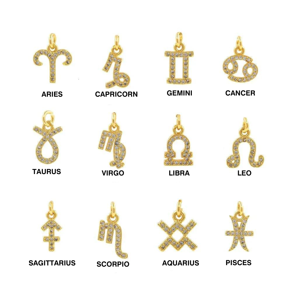 18K Gold-Plated Giselle Zodiac Necklace