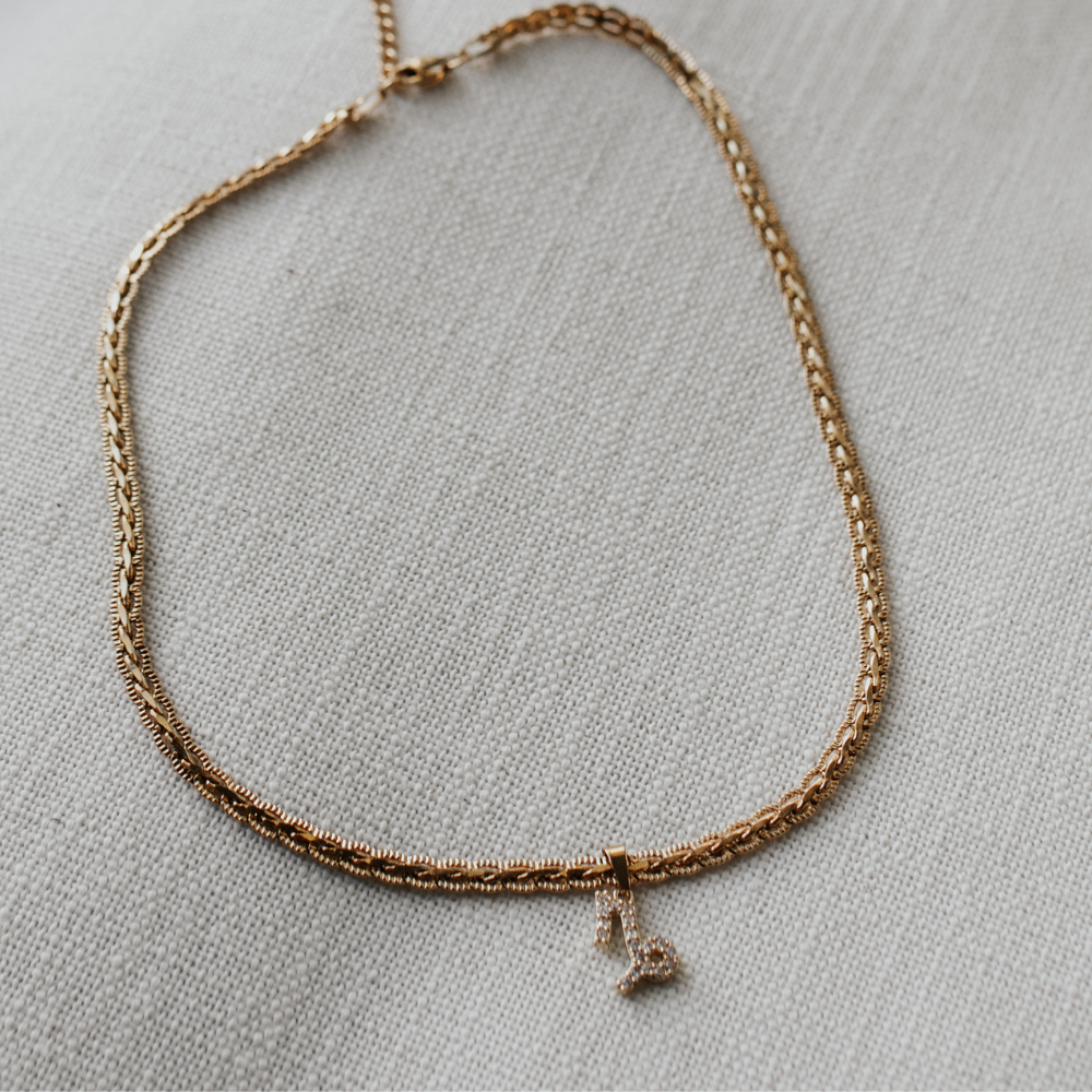 18K Gold-Plated Giselle Zodiac Necklace
