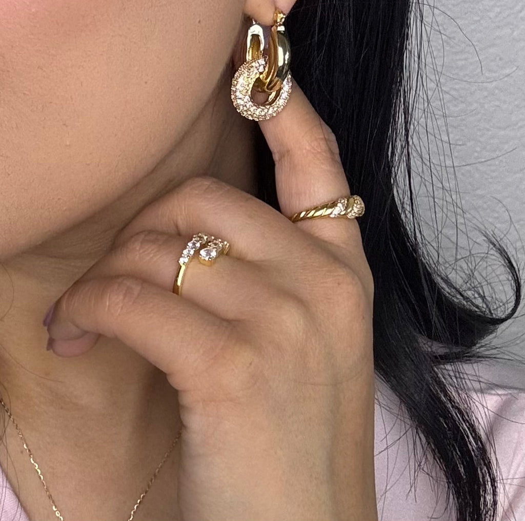 18K Gold-Plated Brooklyn Earrings