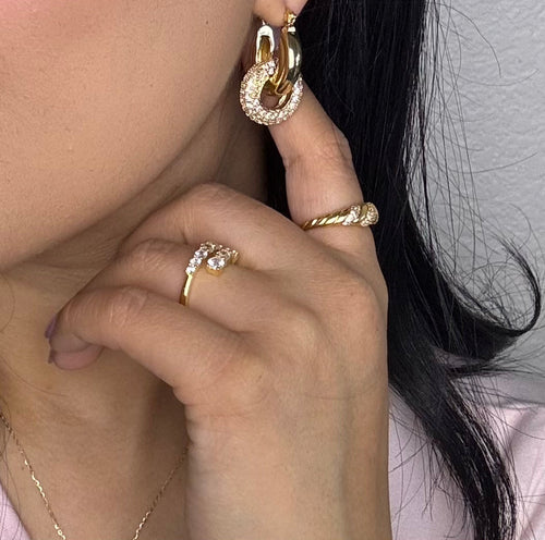 18K Gold-Plated Brooklyn Earrings